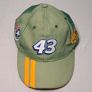 Hit Wear NASCAR 43 Richard Petty Cap Mens OSFA Green Eckrich Racing Hat